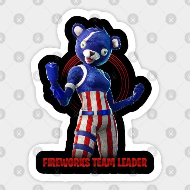 Fireworks Team Leader Sticker by fitripe